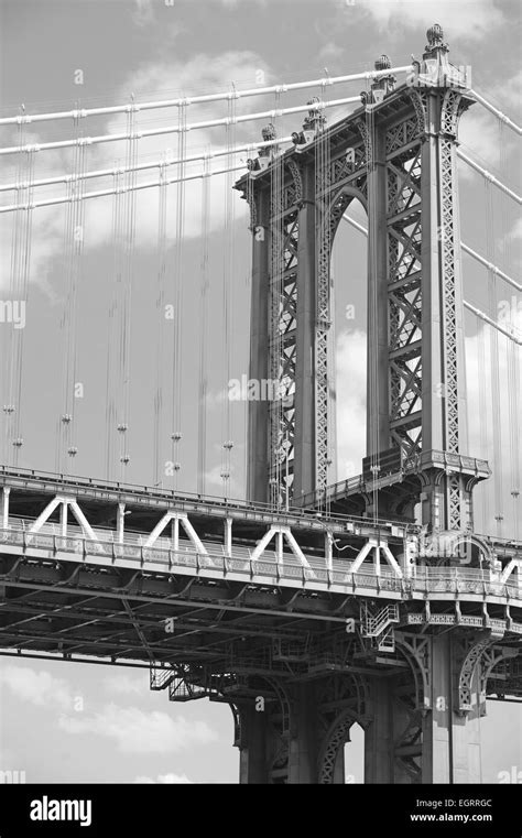 Manhattan Bridge New York City Stock Photo Alamy