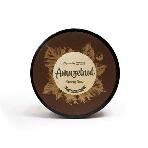 Barrister And Mann Amazelnut Shaving Soap Omnibus Seasonal 120ml Made In Usa