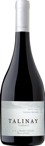 Tabali Talinay Pinot Noir Mesa De Cata La Cav