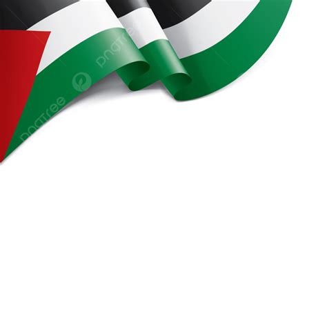 فلسطين العلم الوطني رمز التوضيح العالمية المتجه 3d Png والمتجهات