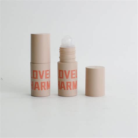 Nude Perfume Essential Oil Bottles Empty Roller Ball Bottle Roll On Tube With Ball For Cosmetic