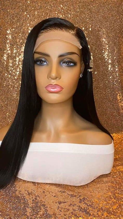 Wigs Peruvian Straight Way Closure Wig Light Brown