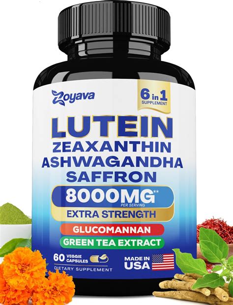 Amazon Eye Vitamin Mineral Supplement With Zeaxanthin Meso