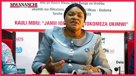 Waziri Mhagama Afunguka Kuelekea Siku Ya Ukimwi Duniani Jamii Iongoze