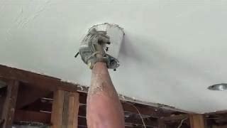 Installing Can Lights In Lath And Plaster Ceiling Shelly Lighting Hot