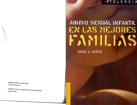 Irene Intebi Abuso Sexual Infantil en las mejores familias Práctica