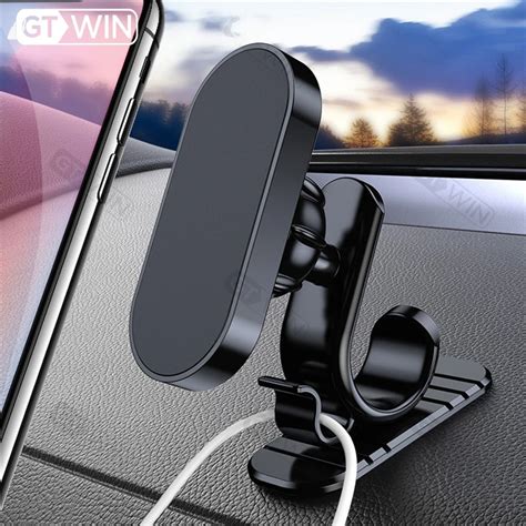 Rotate Magnetic Car Phone Holder Soft Bendable Base Holders