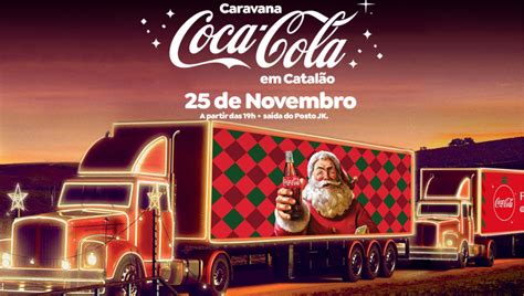 Caravana de Natal da Coca Cola passará pelas ruas de Catalão no dia 25