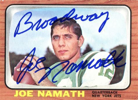 Joe Namath | PSA AutographFacts™