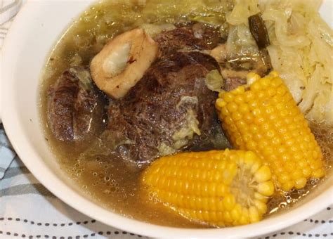 Bulalo Instant Pot Filipino Recipe | Beef Shank Bone Marrow Soup - Any Tots