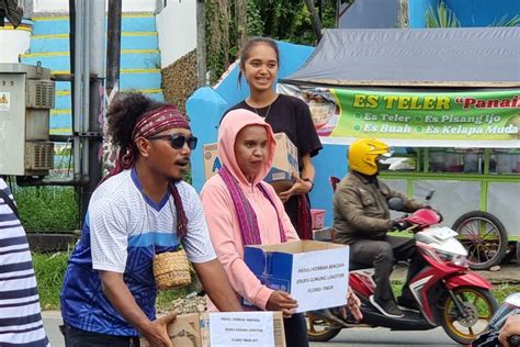 Keluarga Flotim Manokwari Galang Dana Bagi Korban Erupsi Lewotobi