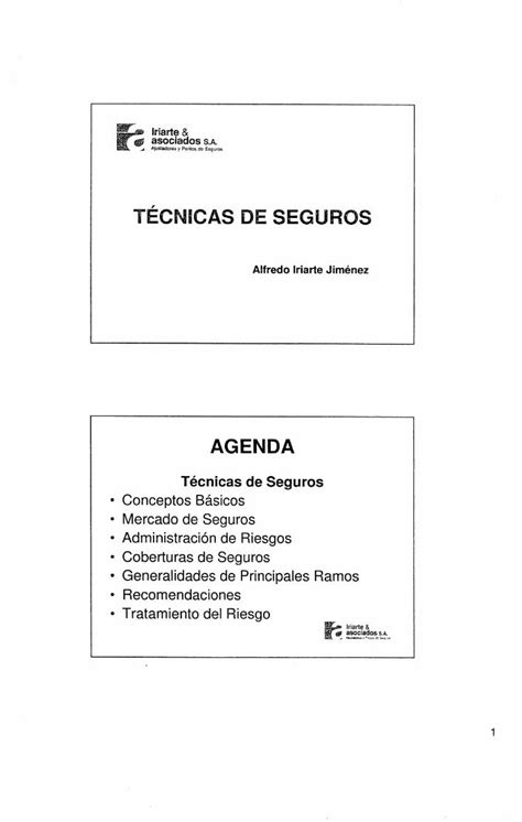 PDF Tecnicas De Seguros DOKUMEN TIPS