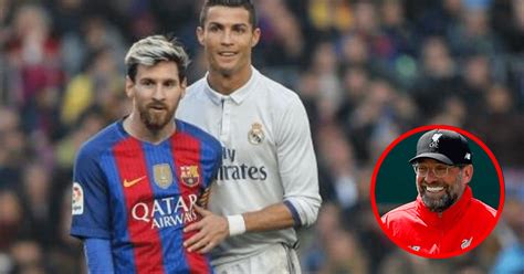 Jürgen Klopp Y Su Peculiar Forma De Elegir Entre Messi Y Cristiano Ronaldo Liverpool