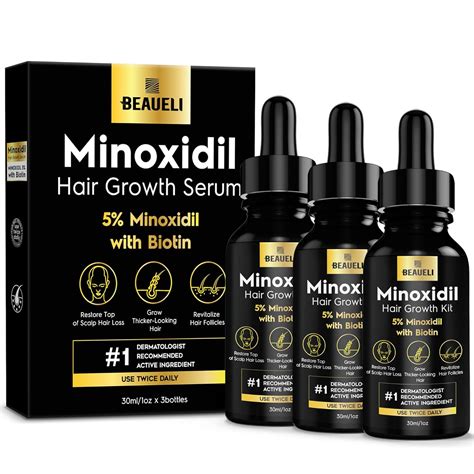 Beaueli 5 Minoxidil For Men And Women Hair Growth Beard