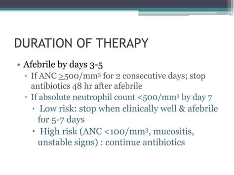 Febrile Neutropenia Ppt