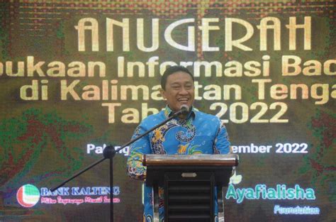 Wagub Hadiri Malam Penganugerahan Keterbukaan Informasi Publik Kalteng