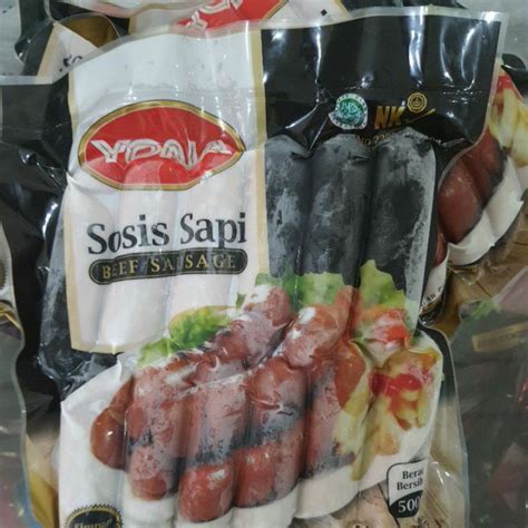 Jual Sosis Sapi Beef Sausage Gr Isi Yona Shopee Indonesia