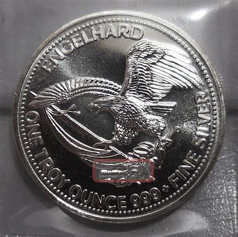 Engelhard American Prospector Troy Oz Fine Silver Round