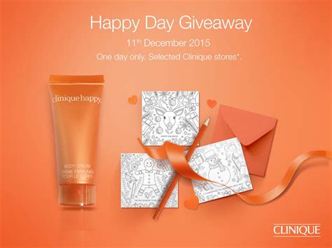 Clinique Free Ml Clinique Happy Body Cream Giveaway Malaysia Free