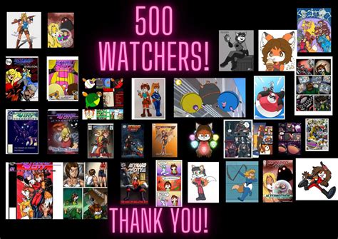 500 Watchers By Polycomical On Deviantart