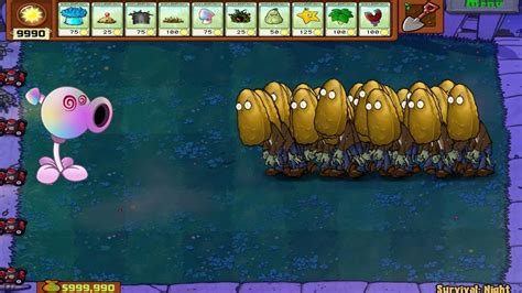 Plants Vs Zombies Hack Hypno Pea Vs Tall Nut Zombie YouTube