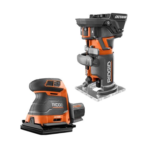 RIDGID 18V OCTANE Brushless Cordless 2 Tool Combo Kit With Compact