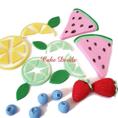 Fruit Slices Cake Topper - Etsy