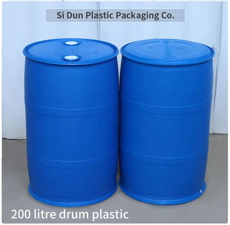 200l Plastic Drum Blue Hdpe Chemical Barrel 200 Litre Kg Blow Molding