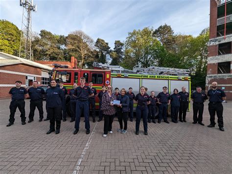 Fire Cadets Fundraise To Support Local Community Hampshire And Isle Of Wight Fire And Rescue Service