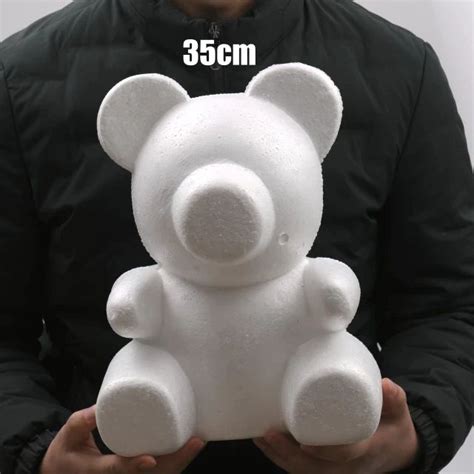 Pcs Cm Cm Various Sizes Foam Rose Bear Mold Diy For Gift