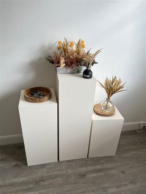 Magnolia Plinths Flower Tower Display Cake Stand Mdf Plinth Stand Shop