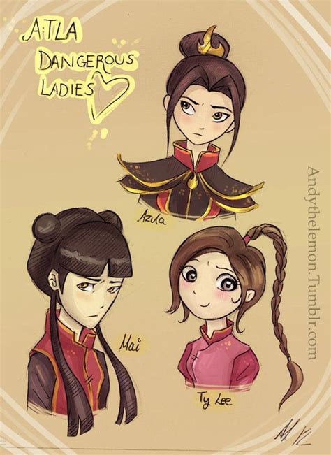 Azula Mai And Tylee Avatar The Last Airbender Fan Art 40793851