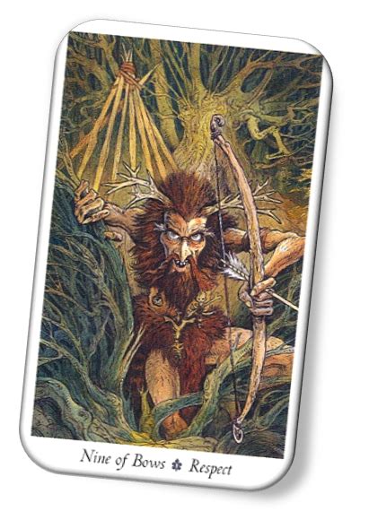 Nine Of Bows Wildwood Tarot Card Meanings Respect Tarotx