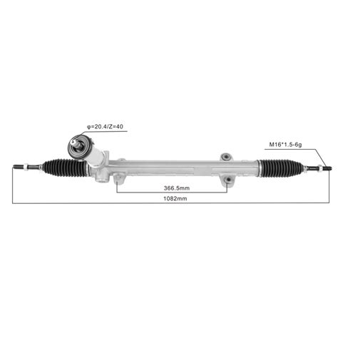 LHD Manual Steering Rack 56500 2T100 Power Steering Racks