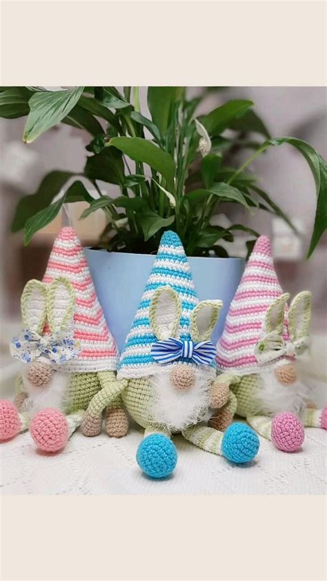 Crochet pattern gnome Идеи для дня святого валентина