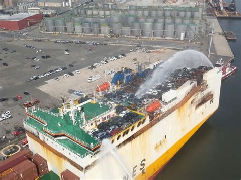 Videos Show Fatal Ship Fire At Port Newark; Investigation Continues ...