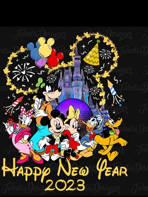 Mickey Mouse And Friends Happy New Year 2013