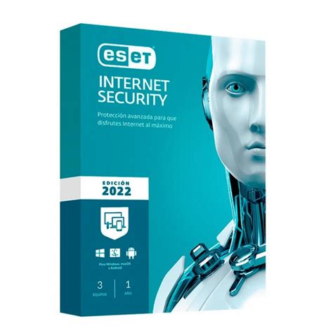 Antivirus ESET NOD32 Internet Security 2022 3 PC 1 año