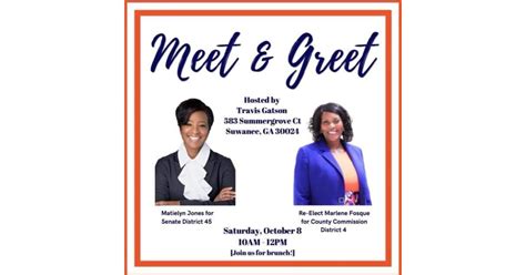 Meet And Greet With Matielyn Jones And Marlene Fosque · Gwinnett County