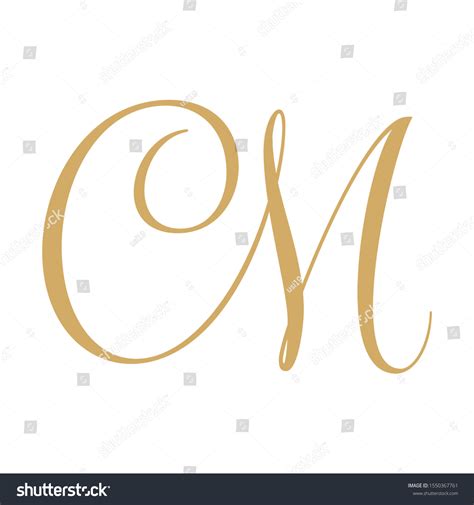 Cm Letter Logo Icon 002 Stock Vector (Royalty Free) 1550367761 | Shutterstock