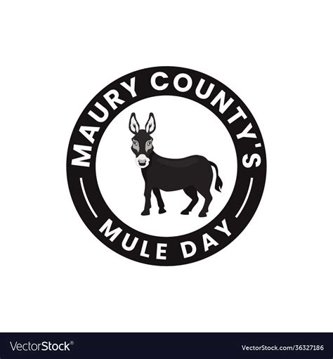 Mule Logo Royalty Free Vector Image Vectorstock