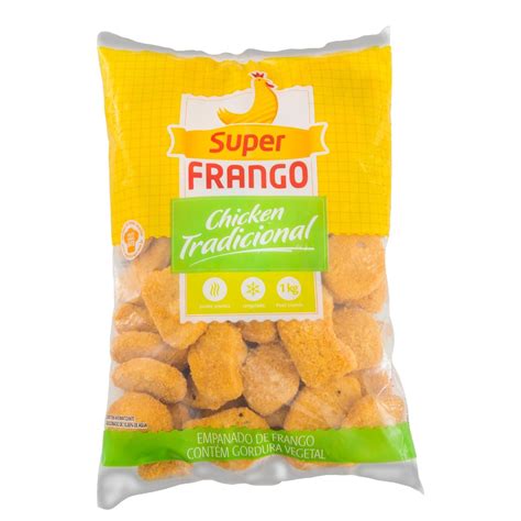 Empanado De Frango Tradicional Super Frango Pacote Kg Super Veneza