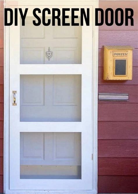 25 Homemade Screen Door Plans For Outdoor All Sands