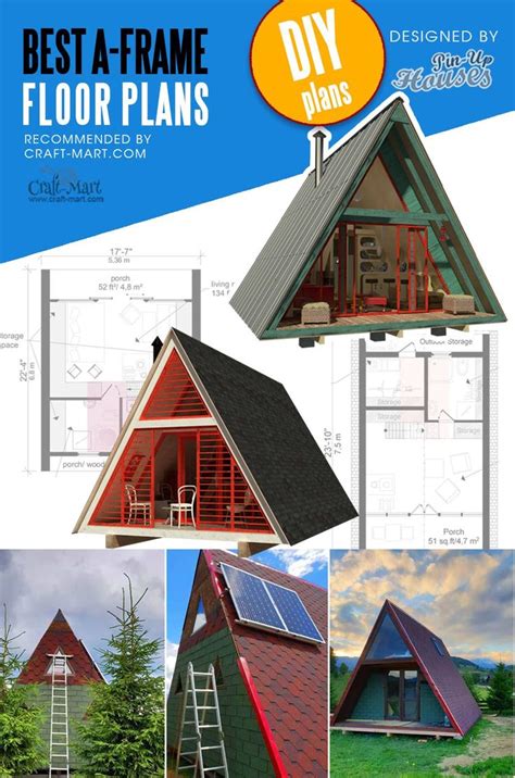 The Best A Frame Floor Plans For Small Houses And Cabins With Lofts