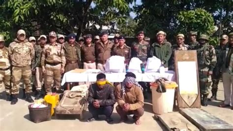 Assam Rifles Manipur Police Bust Illegal Drugs Manufacturing Plant