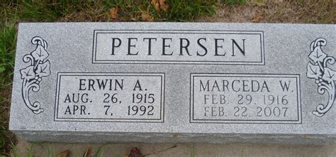 Marceda Bestmann Petersen 1916 2007 Mémorial Find a Grave