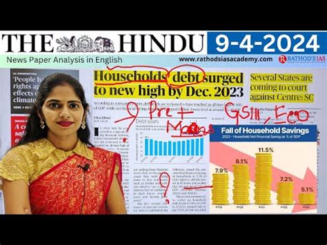 9th April 2024 The Hindu Analysis Video Lecture Daily Hindu Analysis