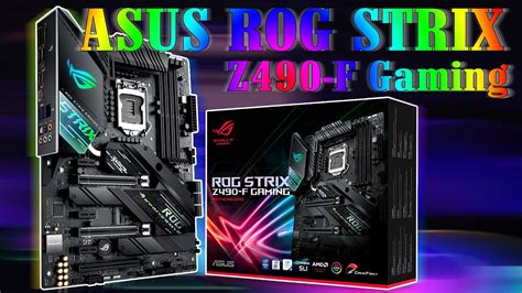 ASUS ROG STRIX Z490 F Gaming Motherboard In 2020 YouTube