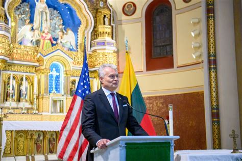 G Nausėda Su Jav Lietuvių Bendruomenė Aptarė Pilietybės Bendruomenės