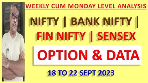 Fin Nifty Bank Nifty Nifty Sensex Mid Cap Option Level